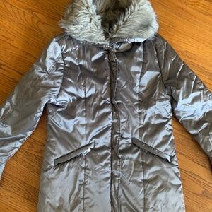 Youth (tween) size small Silver winter coat
